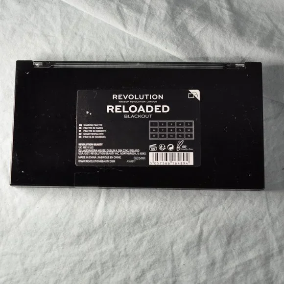 THREE eyeshadow palettes UNUSED Revolution london newtrals 2, blackout (C66)